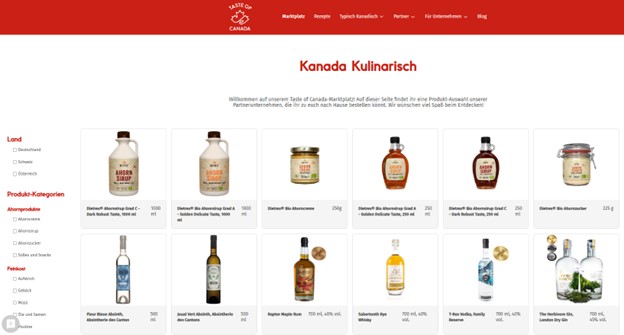 Taste of Canada Campaign in German-speaking markets