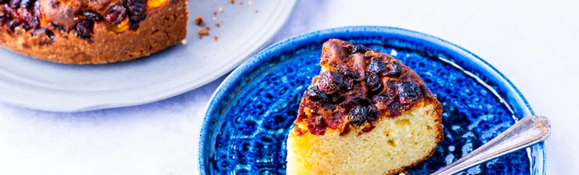 Cranberry Flower Honey Cake