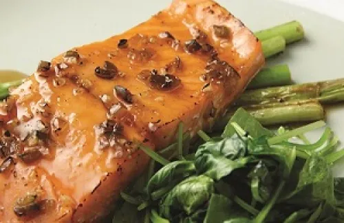 Maple Soy Glazed Salmon smaller